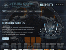 Tablet Screenshot of christiansnipers.com